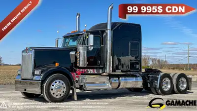 Heavy truck / Camion lourd - # STOCK: C-33877 2017 KENWORTH W900L CAMION CONVENTIONNEL AVEC COUCHETT...