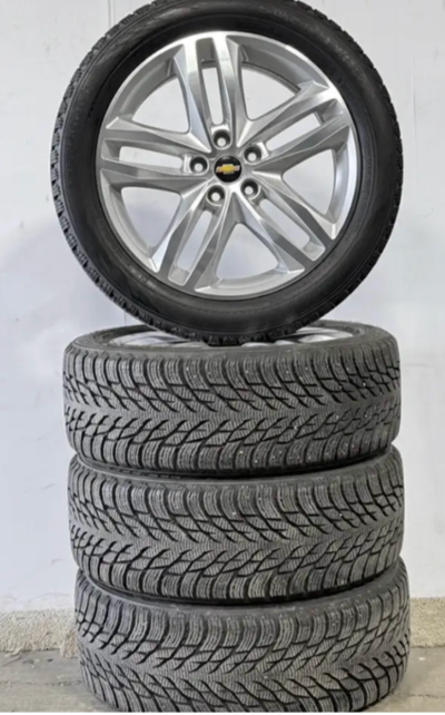2019-2026 Chevy Trailblazer 5x115 wheel rims tpms sensors and like new 235 50 19 Nokian Hakapeliitta...