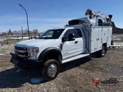 Countryside Fleet 2022 Ford F550 Extended Cab 4x4 Service Truck + 6.7L PowerStroke Diesel + 4x4 W/ A...