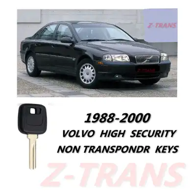 NEW uncut NON CHIP high security key for volvo cars. ( key cutting extra cost ) please visit our web...