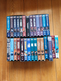 Complete set of James Bond Movies - VHS