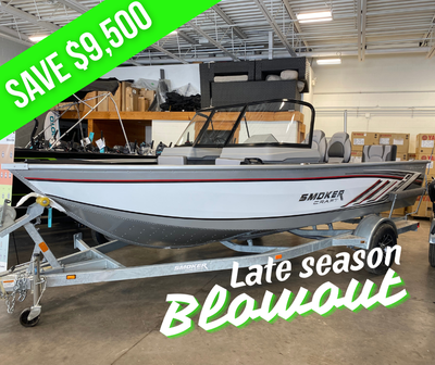 2024 SmokerCraft Adventurer 178 FS Finished in White Save $9,500 The Smoker Craft Adventurer 178 FS...