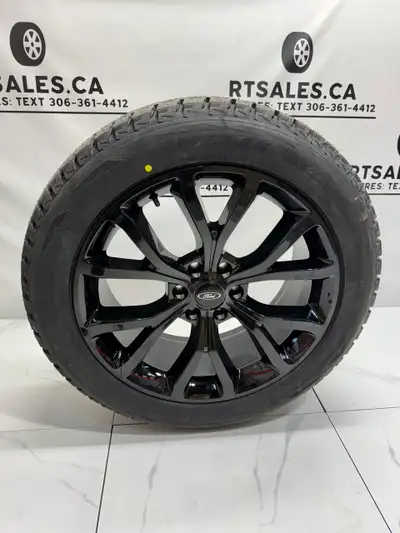 Set of 4 Bridgestone Blizzak DM-V2 Winter Tires on 22" F150 Replica Rims FITS: Ford F-150 & Expediti...