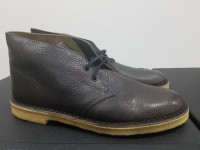 NEW Clarks Desert Boots Lace Up Chukka Brown Leather Men's Shoes