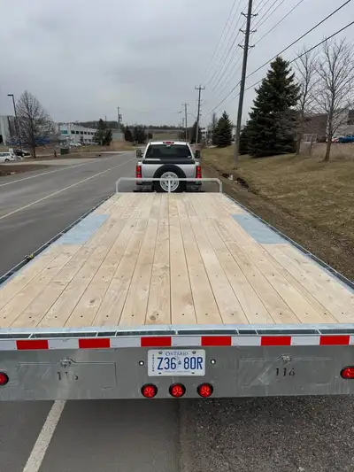 8.5X20 Open Deckover Rental Trailer Coupler Height: 27" Ball Size: 2 5/16" Ball Wiring Harness: 7 Pi...