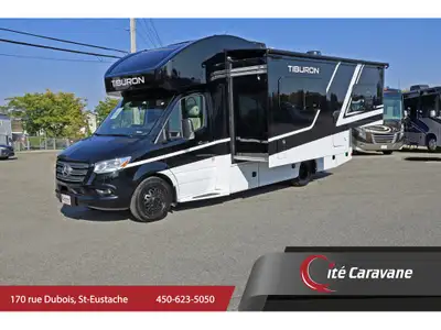 Thor Motor Coach Tiburon Mercedes Diesel Sprinter modèle 24TT + crics hydraulics Ce véhicule récréat...