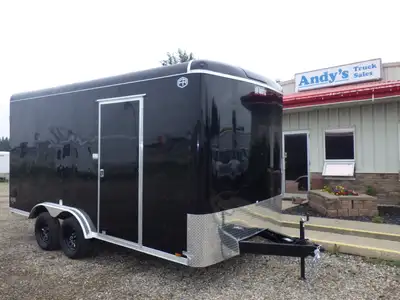 Welcome to Andy's Truck Sales. 2027 FOREST RIVER, CARGO MATE BLAZER EDITION 8' X 16' UTILITY TRAILER...