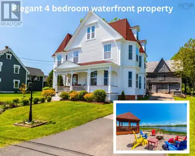 Meticulously renovated waterfront property, the Captain Joseph Hall House is a rare historic gem in...