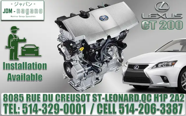 Moteur Toyota Prius V Hybrid Engine Prius Prime Plug in Motor in Engine & Engine Parts in Laval / North Shore - Image 5