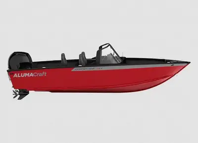 The Competitor 175X Sport features a captain helm and passenger console topped with a full walk-thro...