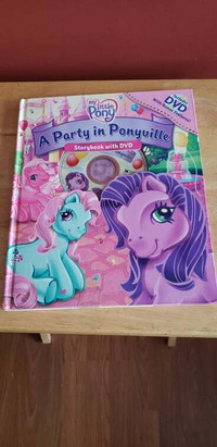 Book and DVD, My little Pony, A Party in Ponyville