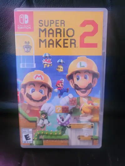 JEU SWITCH SUPER MARIO MAKER 2 SWITCH GAME DEMANDE 40$ TXTER OU APPELER AU 438-872-2764