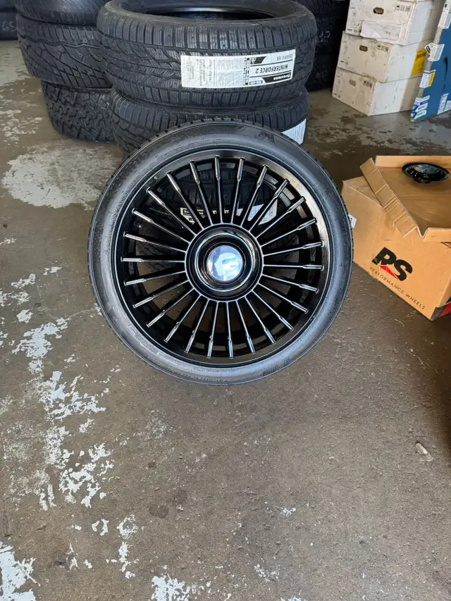 Four New 20″ 5x114.3 Sentali Wheels w/ 245/40R20 Kumho winter in Tires & Rims in Oakville / Halton Region - Image 9