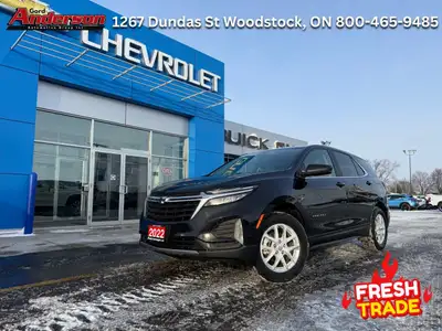 LED Lights, Aluminum Wheels, Apple CarPlay, Android Auto, Remote Start! This 2022 Chevrolet Equinox...
