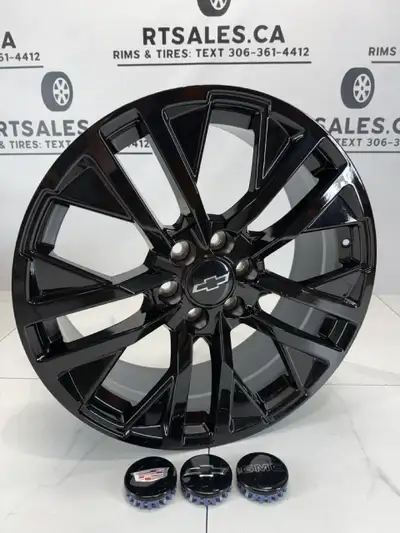 Set of four new 20 inch rims -- These are new rims. Never mounted - 3 year warranty FIts Chevy Chevr...