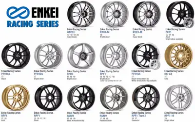 ENKEI 2025 Special @ Jspec, COMMANDER, COMPE, DRACO, EDR9, EKM3, EV5, GTC02, J10, KOJIN, LUSSO, M52,...