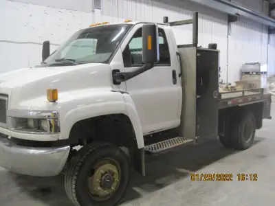 VEHICLE OPTIONS: 2006 GMC 5500 Deck Truck 4X4 Allison Auto 6.6 Duramax Diesel $30,500.00 Also 2002 l...