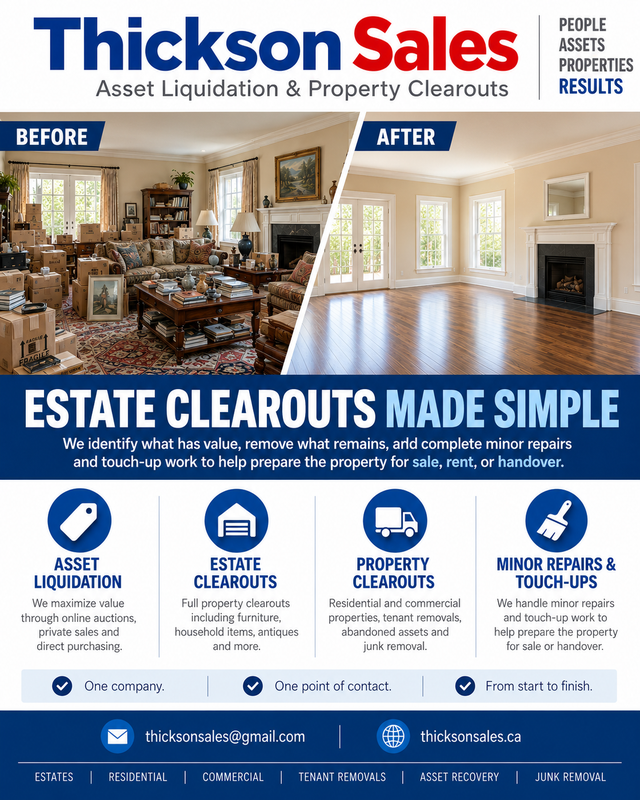 Estate & House Cleanouts – We Sell Valuables & Clear the Rest