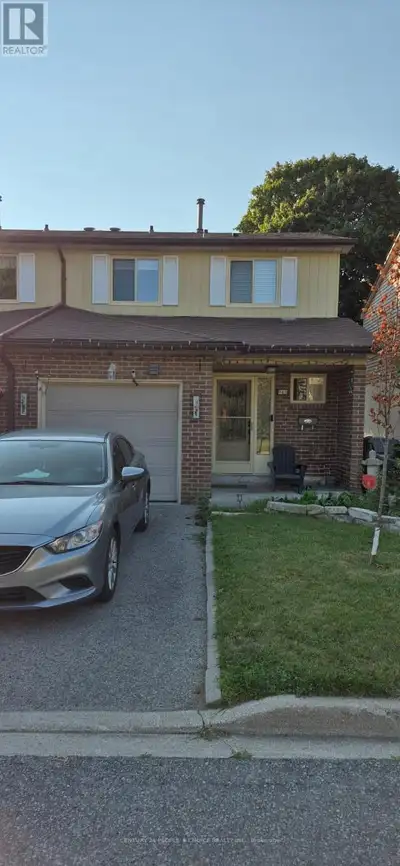 Immaculate and spacious 3-bedroom end-unit townhouse situated in a family-friendly complex featuring...