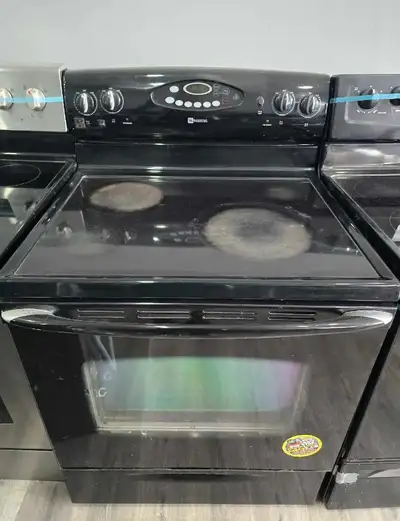 ON SALE Maytag 30" Black Electric Stove Oven Range, View more