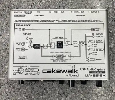 Roland Cakewalk UA-25EX, View more