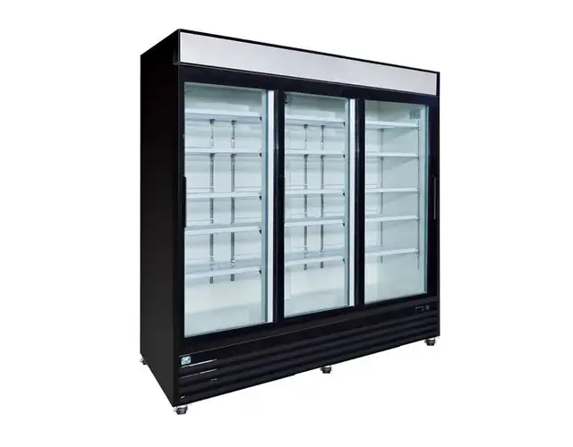 3-DOOR GLASS FREEZER - NEW628637317739541212
