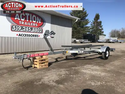 ???? CANADIAN MADE GALVALUME PLUS 4' x 14' STEEL BOAT TRAILER! Built to Last. Designed for the Water...