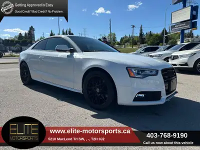 STUNNING 2015 AUDI A5 TECHNIK S-LINE FULLY LOADED WITH HEATED LEATHER SEATS, NAVIGATION, PARKING SEN...