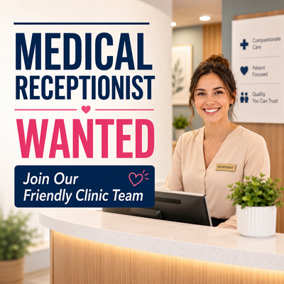 Hiring Medical Office Receptionist/Nursing Assistan West Toronto, View more