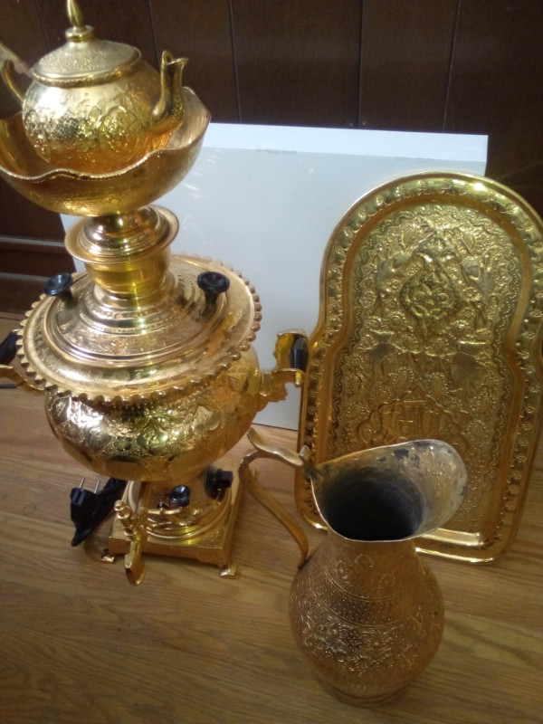 HAND MADE ELECTRIC PERSIAN SAMAVAR FOR SALE 416-999-2811 in Arts & Collectibles in City of Toronto