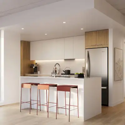 Studio condo neuf à louer Vile-Marie metro Papineau