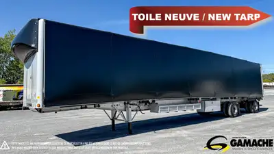 Trailer - # STOCK: R-36901 2018 FONTAINE 53' ROLLING TARP ALUMINIUM ''REVOLUTION 52'' REMORQUE A RID...
