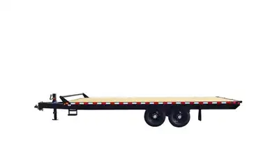 ALL NEW! Canada Trailer 8.5x20 16K tandem axle straight deck with ramps with a GVWR of 17100lbs. Thi...
