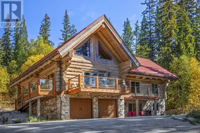 WELCOME to 462 Ottoson Road in Golden BC! This one-of-a-kind log home is set on a forested, rural ac...