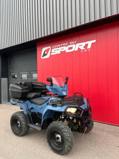 Polaris sportsman 570cc 2021 Modèle avec power steering siège passager et repose pied poignée et pou...