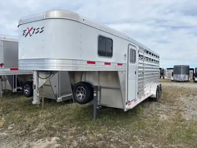 2025 Exiss 6820 Livestock combo. Optional Equipment : Blanket bar fold down Aluminum Brush tray Halt...