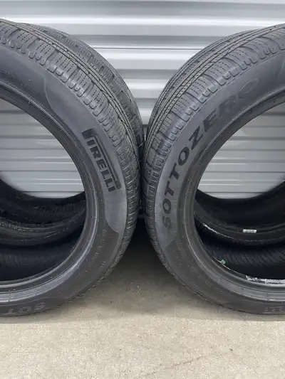 Set4: 225/50R17 94H Pirelli Winter 210 Sottozero Serie || RFT (*). FIRM $200: FOUR Used RunFlat Wint...