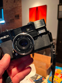 Rare vintage film rangefinder camera. Minolta Himatic AF2