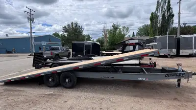 Completely loaded full tilt deck over!! Easy Financing!! Trades 2027 Double A HB148-26FT 15,400 GVW...