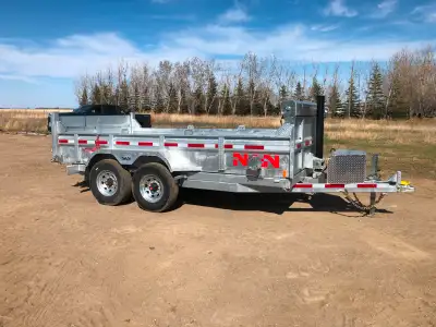 Only one trailer available! Lease to Own and financing available! Fully Galvanized (Hot DIpped) Dump...
