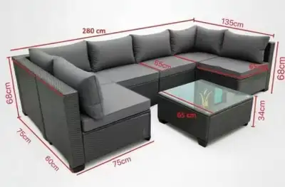Brand New 7pcs Patio Furniture Set Special $499, View more