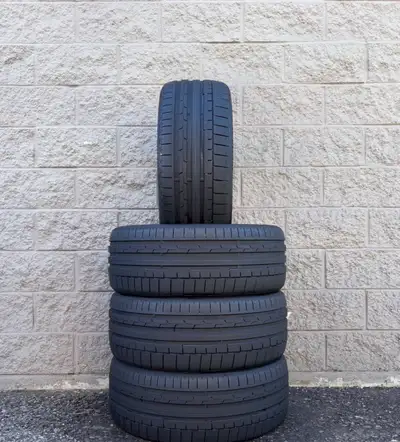 Continental SportContact 6 RO1 Rated Summer 21 Tires. 4x 255 40 21 (97% Tread). Fits: Audi Q4 / Q5 /...