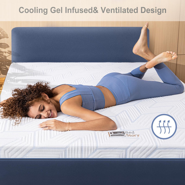 BedStory Mattress Topper King, 4 inch M... BNIB LOT# 18408 in Bedding in City of Toronto - Image 3