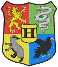Hogwarts crest embroidery file (digital)