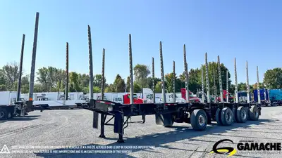 Trailer / Remorque - # STOCK: R-34635 2017 DELOUPE 49' LOG TRAILER REMORQUE À BILLOTS 2017 DELOUPE 4...