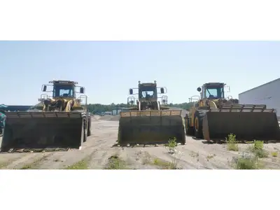 3 unit package sale, Caterpillar 988B, Cat 3408 engines, 140'' spade nose bucket, meters read 27764,...