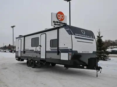 The 2026 Springdale 261BHCWE is a lightweight travel trailer with a family-friendly bunkhouse layout...