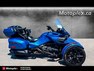 Motoplex St-Eustache SPYDER F3T LIMITED GARANTIE PROLONGEE jusqu'a 4 ans disponible et plan d'entret...