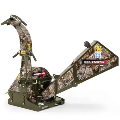 Iron Inventory Inc! Wallenstein BX52s wood chipper 5" chipping capacity gravity feed Engine HP Range...