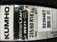 4 Brand New Kumho WinterCraft SUV WS71 235/60R18 $60 REBATE!!! Ottawa Ottawa / Gatineau Area Preview